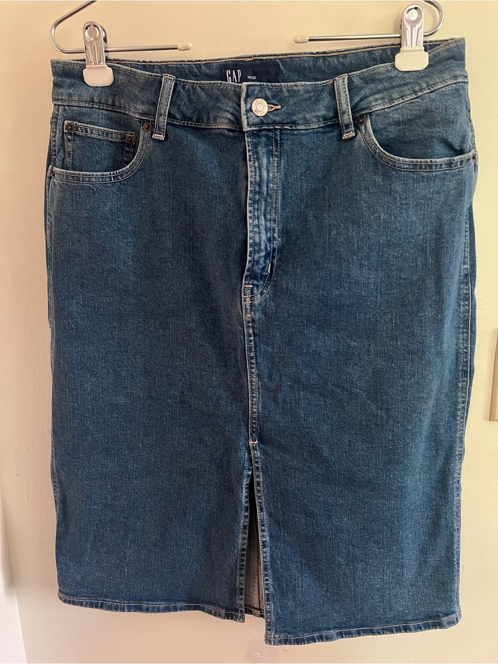 GAP Denim Pencil Skirt Size 14 / 32